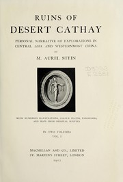 Cover of: Ruins of desert Cathay