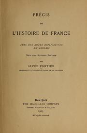 Cover image for Précis De L'histoire De France