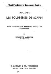 Cover of: Les Fourberies de Scapin