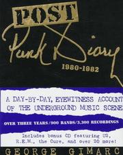 Cover of: Post punk diary, 1980-1982
