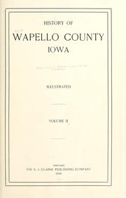 Cover image for History of Wapello County, Iowa