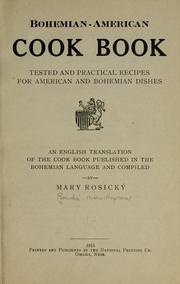 Cover of: Bohemian-American cook book