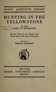 Cover of: Hunting in the Yellowstone
