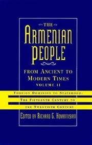 best books about armenian history The Armenian People from Ancient to Modern Times