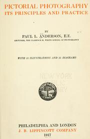 Cover of: Pictorial photography