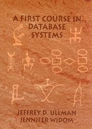 Cover of: A first course in database systems