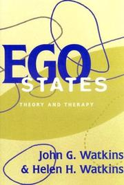 Cover of: Ego states