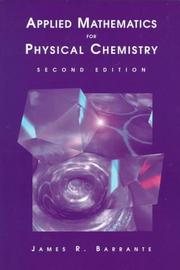 Cover of: Applied mathematics for physical chemistry