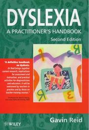 Cover of: Dyslexia: A Practitioner's Handbook