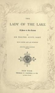 Cover of: The lady of the lake