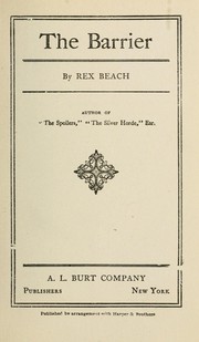 Cover of: The Barrier