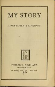 Cover of: My story