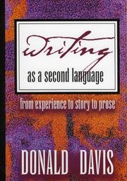 Cover of: Writing as a second language