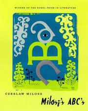 Cover of: Milosz's ABC's: Memories, Dreams & Reflections from the Nobel Laureate.