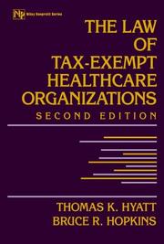 best books about tax law The Law of Tax-Exempt Healthcare Organizations