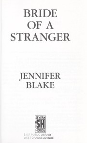Cover of: Bride of a Stranger:(Classic Gothics Collection)