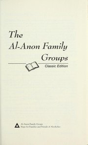 best books about living with an alcoholic The Al-Anon Family Groups