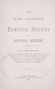 Cover of: The home hand-book of domestic hygiene and rational medicine