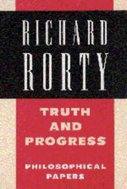 Cover of: Truth and Progress