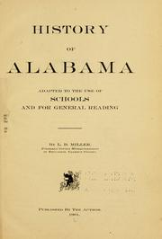 Cover image for History of Alabama