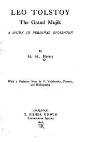 Cover of: Leo Tolstoy, the grand mujik