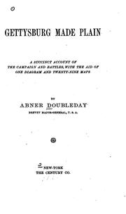 Cover of: Gettysburg made plain