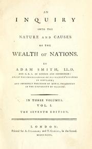 Cover of: The Wealth of Nations