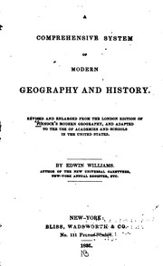 Cover image for A Comprehensive System of Modern Geography and History