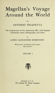 Cover of: Relazione del primo viaggio intorno al mondo