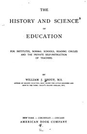 Cover image for The History and Science of Education ..