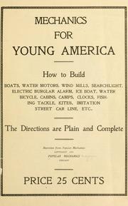 Cover of: Mechanics for young America