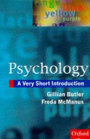 Cover of: Psychology: A Very Short Introduction (Very Short Introductions)