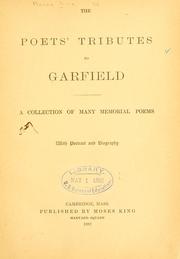 Cover of: The poets' tributes to Garfield
