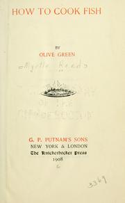 Cover of: How to Cook Fish