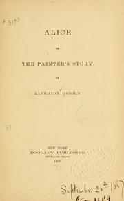 Cover of: Alice, or