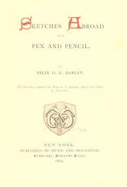 Cover of: Sketches abroad with pen and pencil