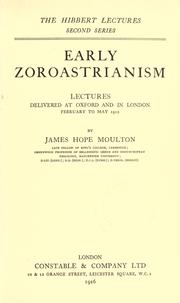Cover of: Early Zoroastrianism