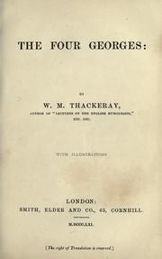 Cover of: The four Georges