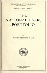 Cover of: The national parks portfolio
