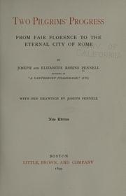 Cover of: Two pilgrims' progress: from fair Florence to the eternal city of Rome