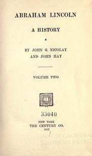 Cover of: Abraham Lincoln