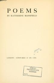 Katherine Mansfield | Open Library