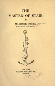 Cover of: The Master of Stair