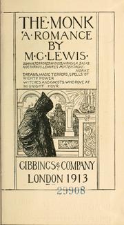 Cover of: The Monk