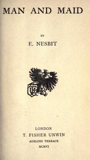 Cover of: Man and maid