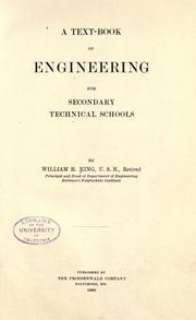 Cover of: A text-book of engineering