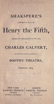 Cover of: King Henry V
