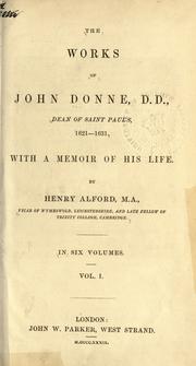 Cover of: Works, with a memoir of his life