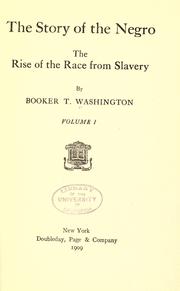 Cover of: The story of the Negro