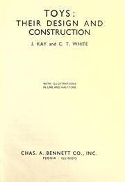 Cover of: Toys: their design and construction